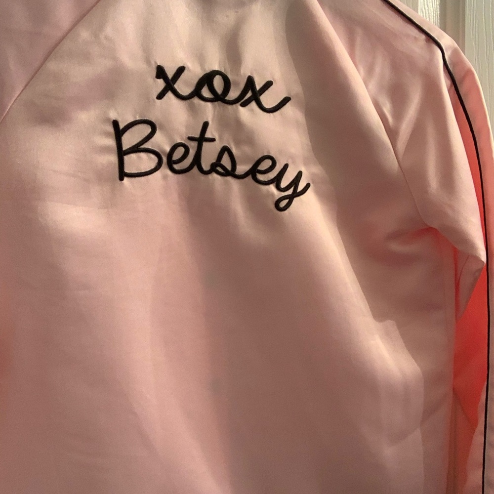 Betsy Johnson Pink Lady Jacket Girls size 14 - Picture 6 of 8